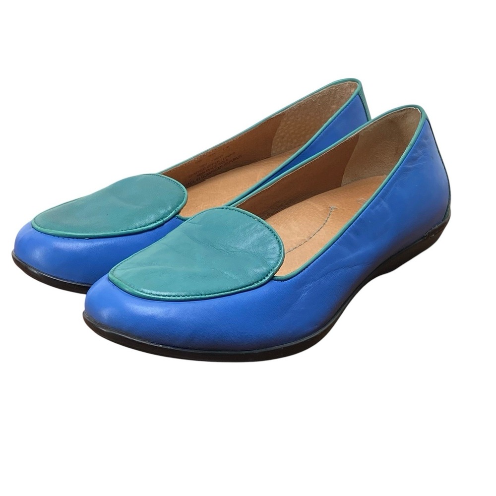 Dansko Natascia 5901 Leather Loafers 39 US 8.5-9 Blue Teal Slip On